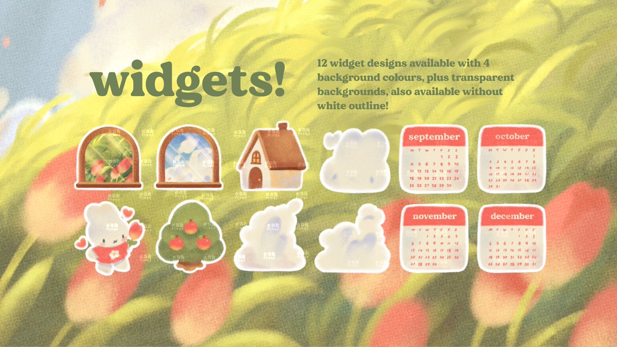 friends! i made a miffy icon pack~ 🐰🌷