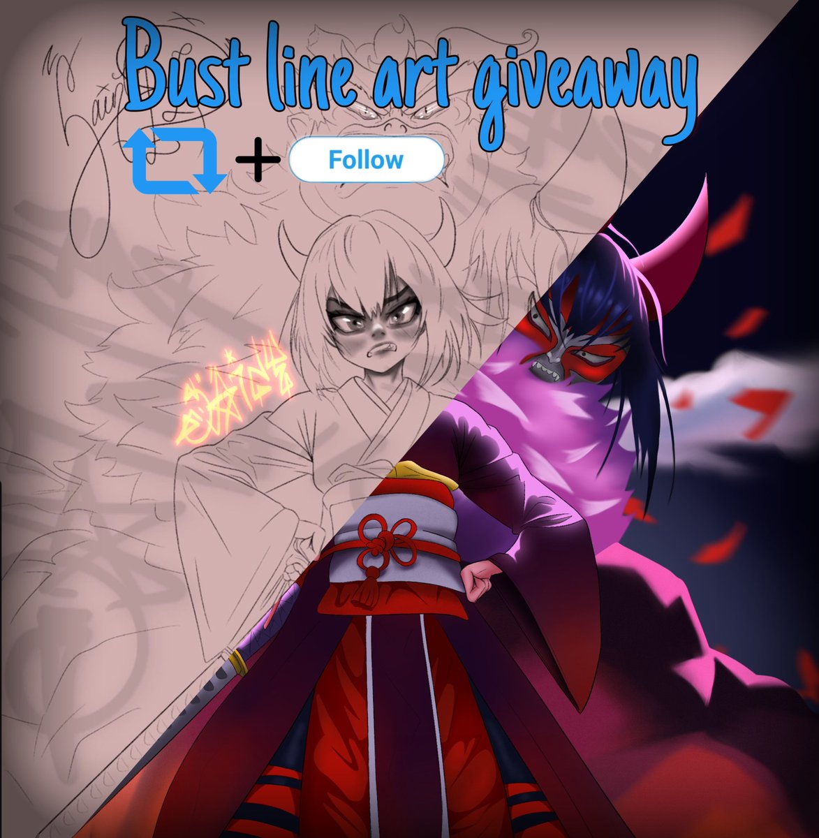 🎉Im doing a bust line art giveaway (2 winner for now, I’m a bit busy at university)
To enter simply retweet and follow me, results this Sunday 8am GMT
Good Luck to everyone🍀
#artrafle #artgiveaway #digitalart #artshare #artmoots #art