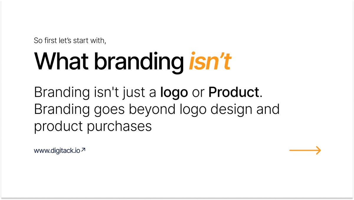 Digitack's tweet image. In a talk with Chris Do, Marty Neumeier shared important insights on branding. 
#branding # insights #brand