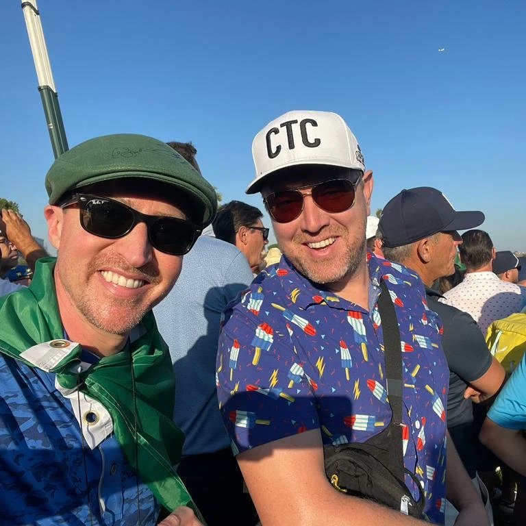 jacobhookom's tweet image. Fantastic week at #RyderCup    cheering on USA (loudly for @Maxhoma).  But not @deniscanty because his granny is from the same place as @ShaneLowryGolf