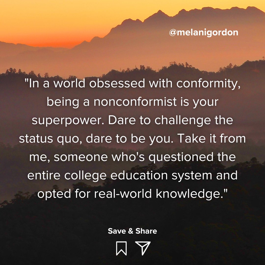 Have you ever questioned a 'sacred cow' in your industry or life? What did you discover?

#MotivationMonday