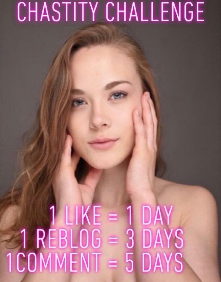 Are you ready for a little challenge? Lock yourself up and RT this! 
Contact me if you want it to be permanent