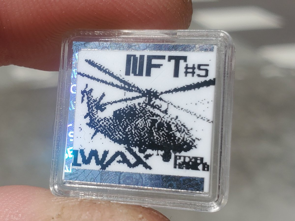 ackza619's tweet photo. pixelhawk #5 #printedpixel bscked by 1 $WAX private key claim link inside case, public qr to scan on back

walking around sandiego to give one out. ill mail you one if u want and live in usa where postage will be a stamp or two or pay 1.50 shipping outside usa, or makeurown2trade https://t.co/tynPZZ9pPG