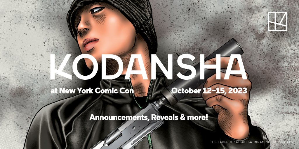 Kodansha USA (@KodanshaManga) on Twitter photo 2023-10-02 19:04:55 We're excited to announce that Kodansha will be at @NY_Comic_Con next week with several announcements, reveals & recommendations for fans across the entire show. For details on how you can catch us during the event, visit: ow.ly/8kSn50PS6w0 We're excited to announce that Kodansha will be at @NY_Comic_Con next week with several announcements, reveals & recommendations for fans across the entire show. For details on how you can catch us during the event, visit: ow.ly/8kSn50PS6w0