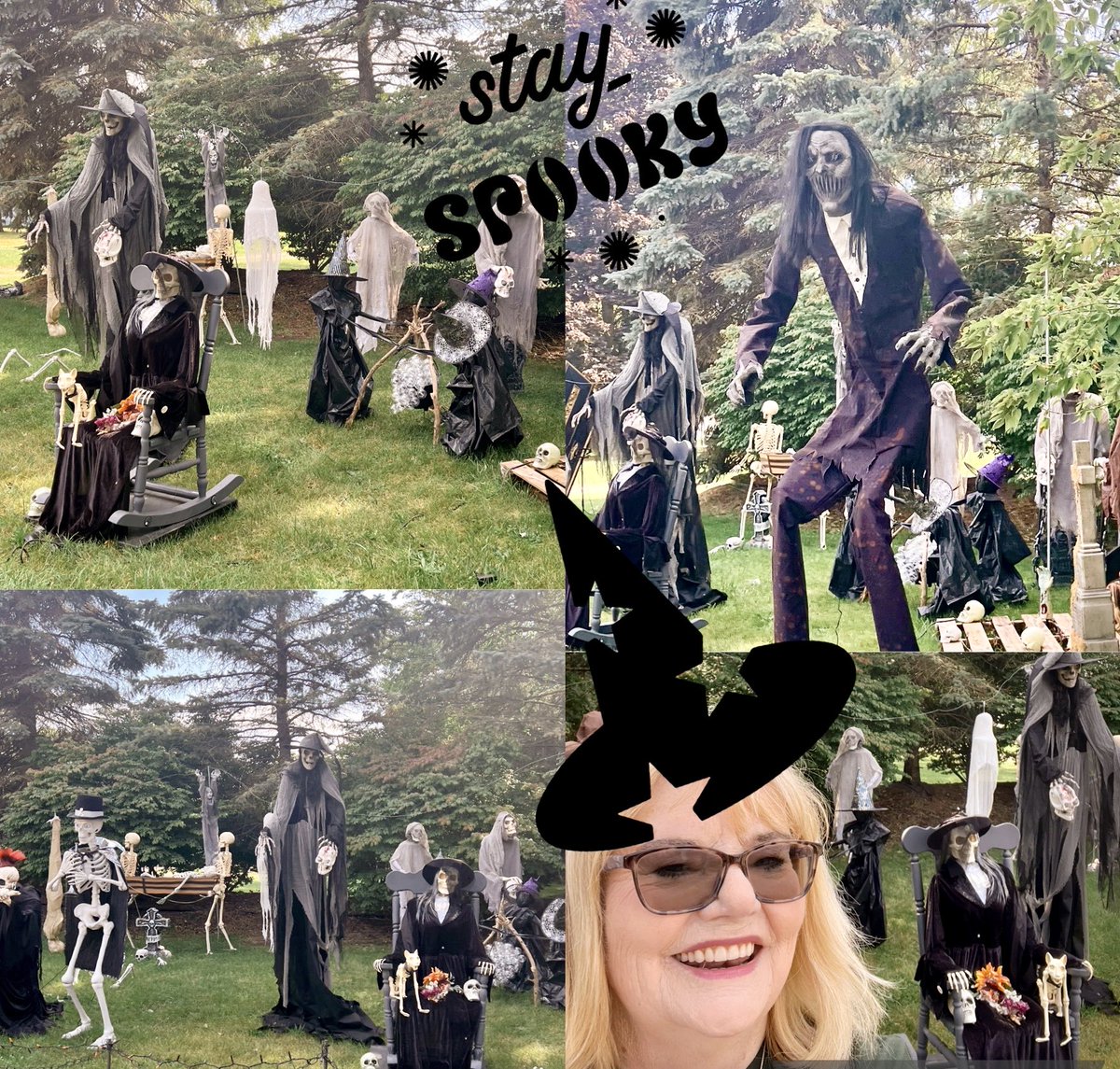 LejmanMargie's tweet photo. Found this one awesome house with great decorations!!๐๐๐ป
#BooHaHa #Halloween https://t.co/9m4Bxs8dlO