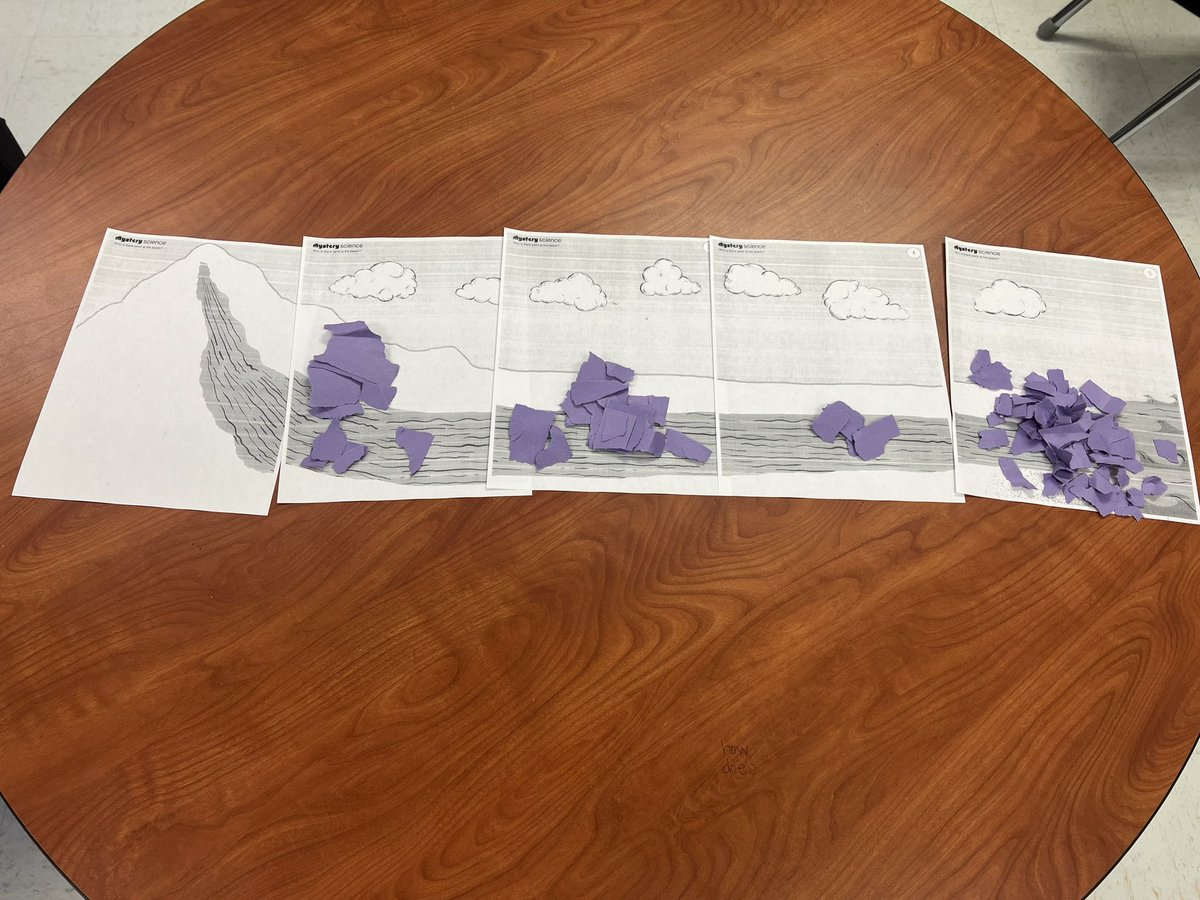 Golden2nd's tweet image. Students are learning about erosion and weathering this week in science. We checked out a Mystery Science activity to explore why we have sand at the beach. What a great hands on way to learn about rocks breaking apart. @MaryBAustin #AimForExcellence #LearningLeading