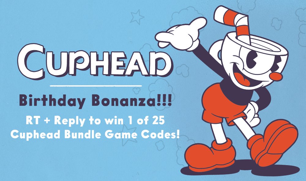 Cuphead's official 6th anniversary may have passed, but the celebrations continue with a belated birthday bundle bonanza!! Follow us, RT + Reply to this post with 'Cuphead' & your preferred platform for a chance to win a game code containing Cuphead & The Delicious Last Course!