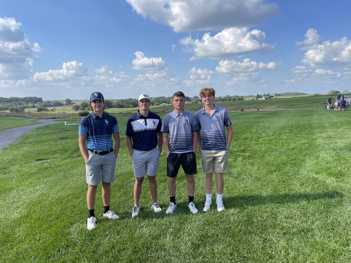 SVGOLF19's tweet photo. Congrats to Ivano Romaniello Brandon Carr Luke Matthews Ryan Messick for competing in Chesmont Championship at Wyncotte golf course https://t.co/BoeJ05kch0