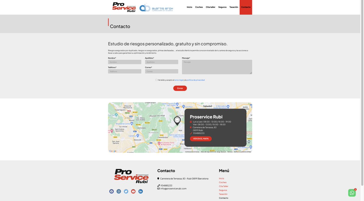 ProserviceRubi's tweet photo. ✅ ¡Estrenamos nueva web! ✅

En ella podrás encontrar toda la información de nuestro taller, así como todos los detalles de nuestros coches a la venta.

¡Esperamos que os guste tanto como a nosotr@s!

Os dejamos en link en nuestra biografía 😍

https://t.co/jrRQPBcOjf https://t.co/8mQ83IcucW