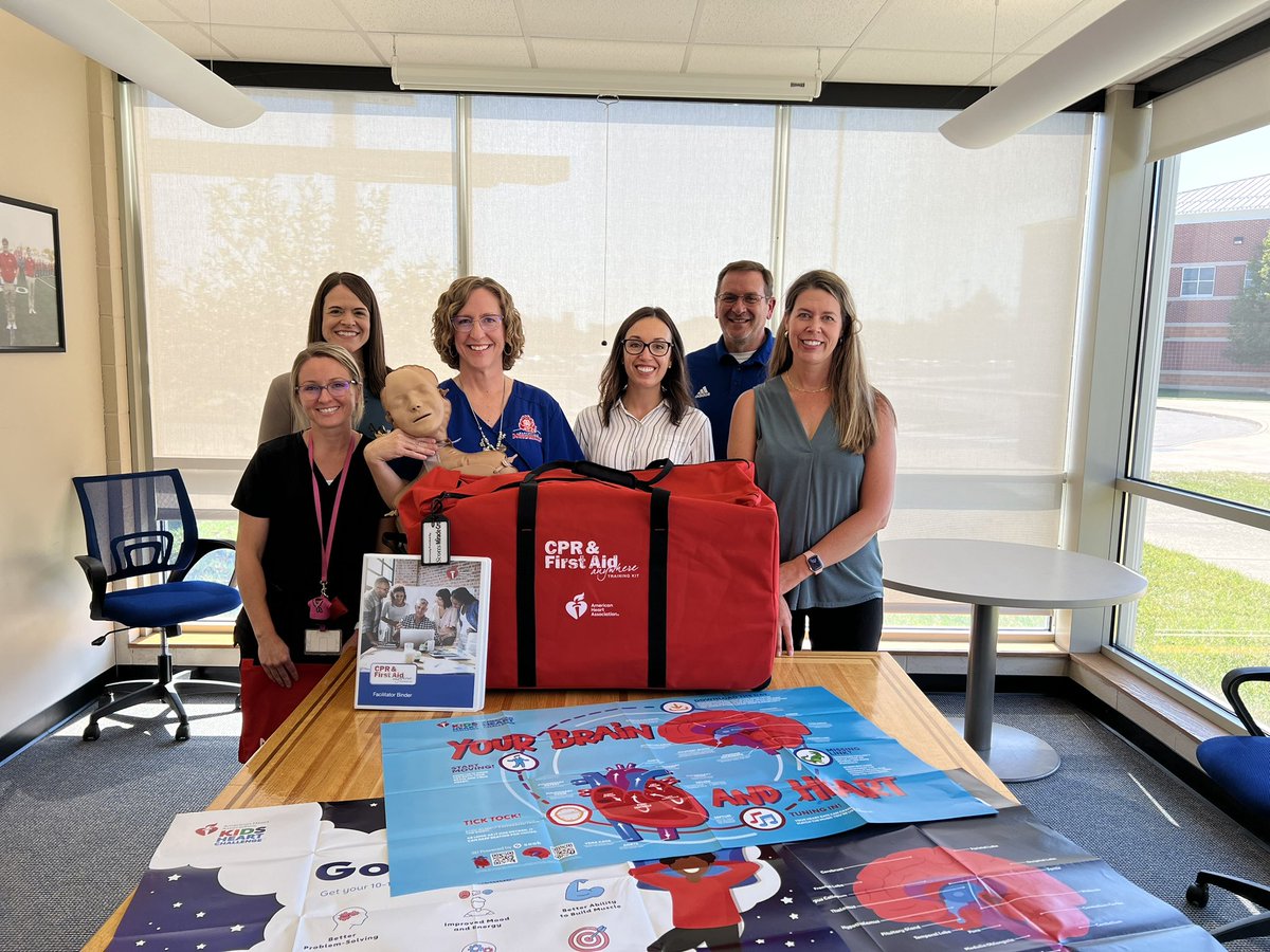 mevsdsupport's tweet photo. Thank you to the American Heart Association and Columbus Community Impact for the donation of 10 mini Annie Dolls to our high school Health classes! #Ptbm https://t.co/CJDlEhsBPw