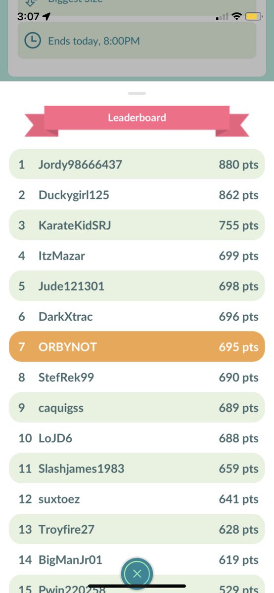 TonyBro32's tweet photo. @NianticHelp why am I rank 7 if I should be at least rank 3? It’s not updating my points from the 1st growlith I put on. Anyone else have this issue? https://t.co/lxNfUzsUN2