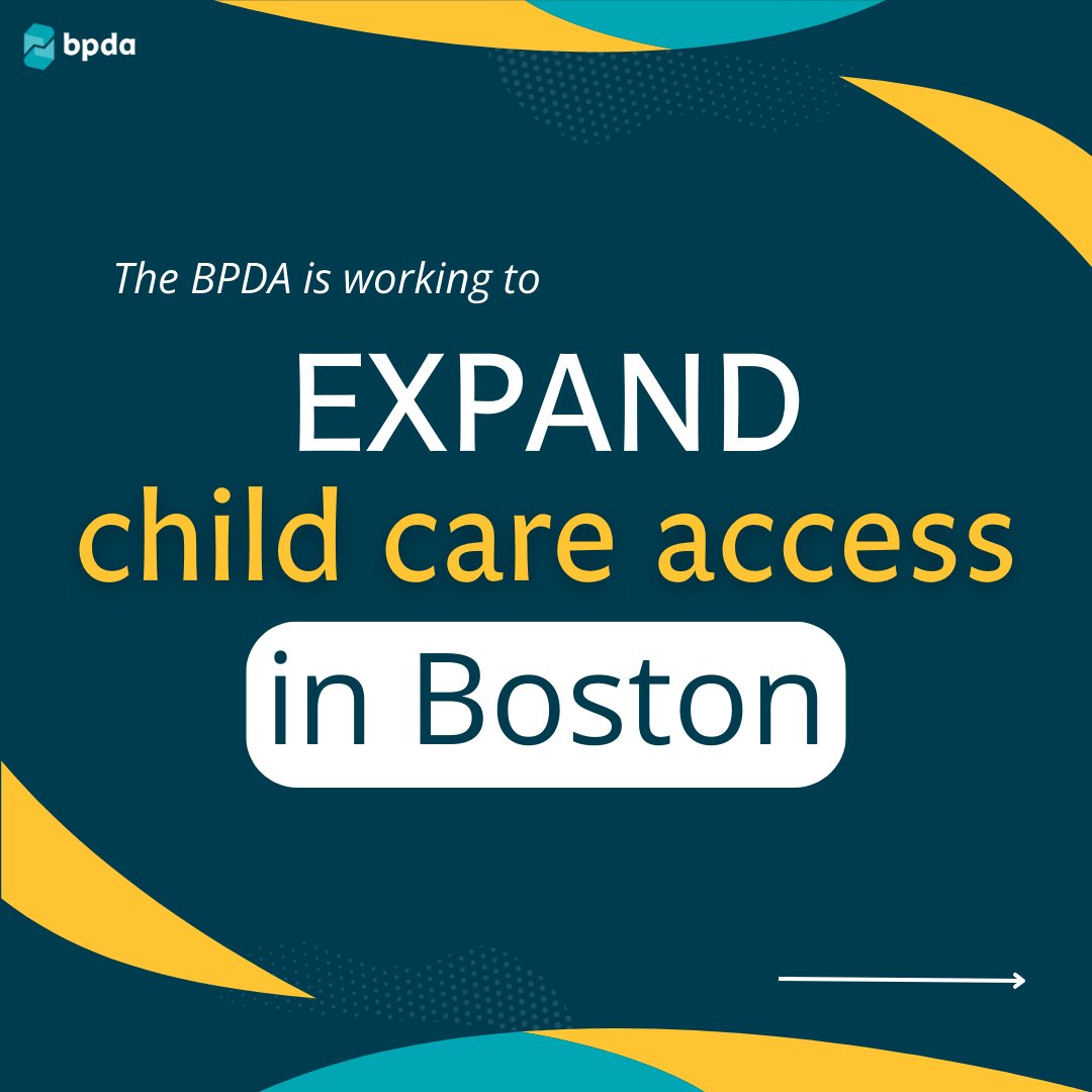 BostonPlans's tweet photo. Learn more about the amendment to the zoning code that will make it easier to create child care facilities throughout the city. https://t.co/NI5wwCknga https://t.co/54f5ftLOQv