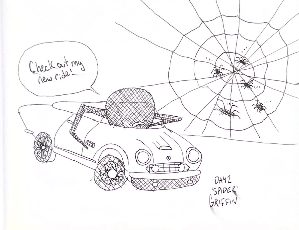 griftyonh's tweet photo. #inktober2023 day 2: Spider https://t.co/ep1Uxizfeo