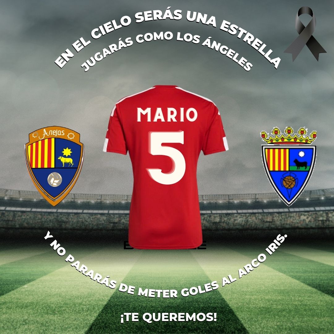 CanteraCDTeruel's tweet photo. Desde la @CanteraCDTeruel queremos dar el pésame por el fallecimiento de Mario, jugador de la  @adanejas y de la @escuelacdteruel. 
Hasta siempre Mario. https://t.co/XkjgVLc82Q