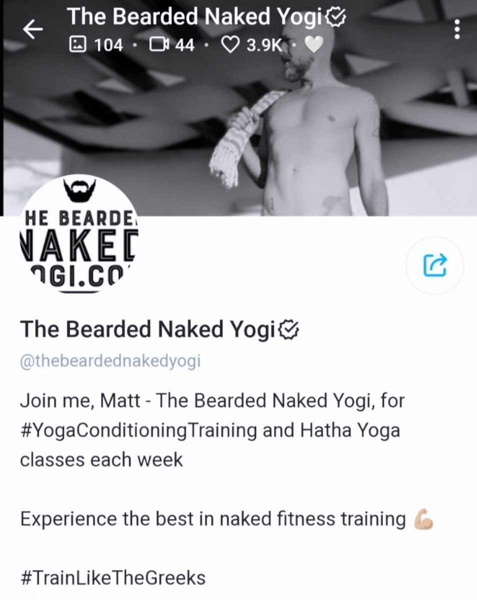 BeardedNaked's tweet photo. Live & On-Demand Classes to fit your schedule ππΌ
Check out the comments π
#YogaConditioningTraining - the most fun you can have with your clothes off πͺπΌ
#TrainLikeTheGreeks https://t.co/ZRVoFrH3on