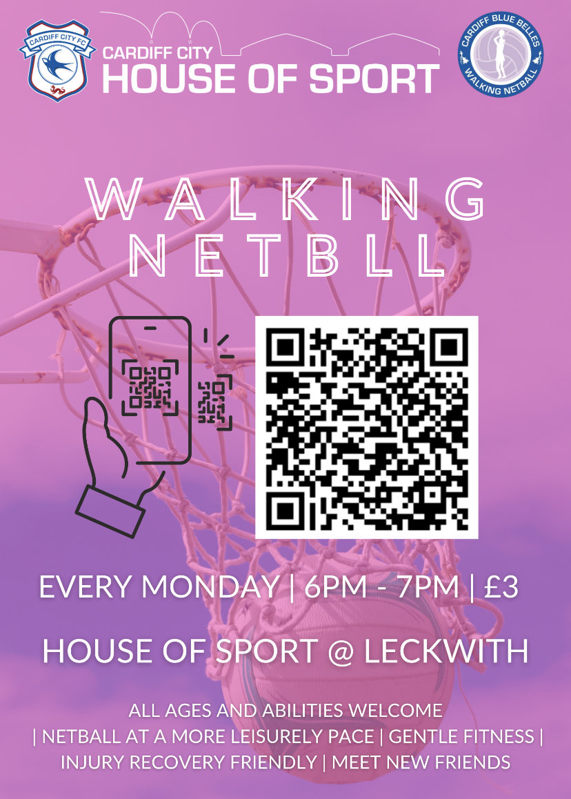 Cardiff Blue Belles Walking Netball tweet media