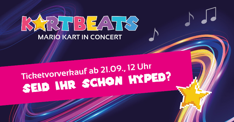 EsportFactoryDE's tweet photo. 🎮✨ Am 18.11.2023 bei KARTBEATS in der Esport Factory: Mario Kart auf 15m² Videowall, live Big Band. Gaming, Musik, Awesomeness! 🚗🎶 #KARTBEATS https://t.co/X5rCIKwPRM