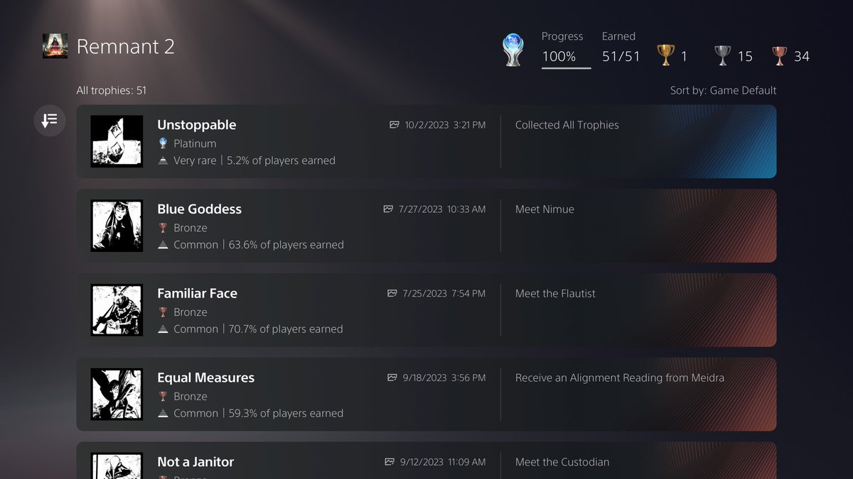 TheSego's tweet image. Plat 26 #PS5Share