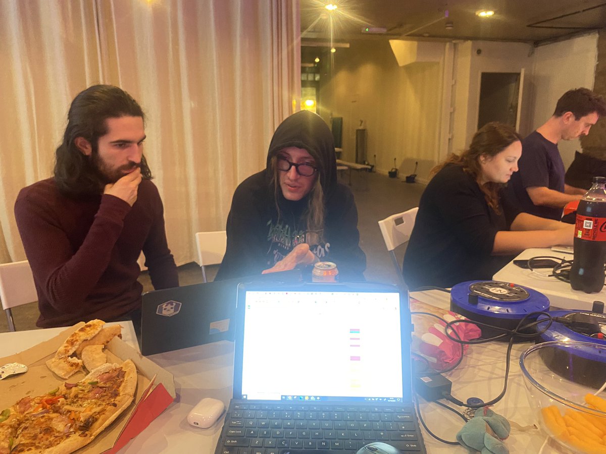 andytwelves's tweet photo. pizza-fuelled @campaignlab_ hack night at @nwspk https://t.co/sACf0ikVXV