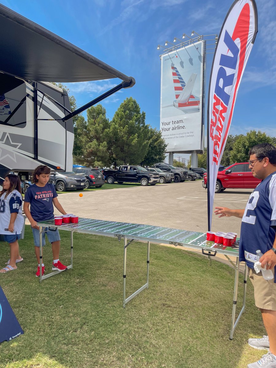 FunTownRV's tweet image. Embracing the spirit of the Dallas Cowboys at the Silver Lot 14 tailgate! 🏈✨ Thanks for adding your cheers and good vibes to the game day experience. Here&apos;s to more victories and shared moments together. Go Cowboys! 🙌💙 
#dallascowboys #nfl #cowboys #cowboysnation #dallas #dc…