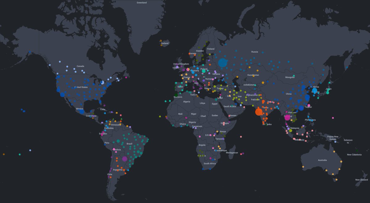 below0day's tweet photo. September #honeygames
Total of ~25k remote hosts with ~6.5m events detected.
--top attack orgins--
1.🇨🇳 63.96%
2.🇧🇷 16.45%
3.🇨🇦 5.54%
4.🇫🇷 2.96%
5.🇧🇴 2.59%
--top targeted hosts--
1.🇺🇸 13.82%
2.🇬🇧 13.34%
3.🇭🇰 12.27%
4.🇸🇬 8.49%
5.🇮🇳 8.36% https://t.co/E3OttBOfId