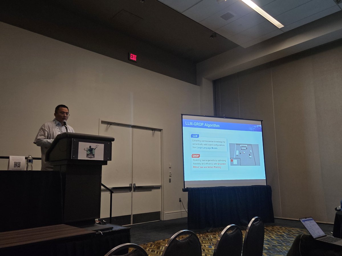 See LLM-GROP by Yan Ding and <a href="/XiaohanZhang220/">Xiaohan Zhang</a> at IROS

Extract semantic knowledge from LLMs like GPT to perform multi step object rearrangement on real robots, like setting the table