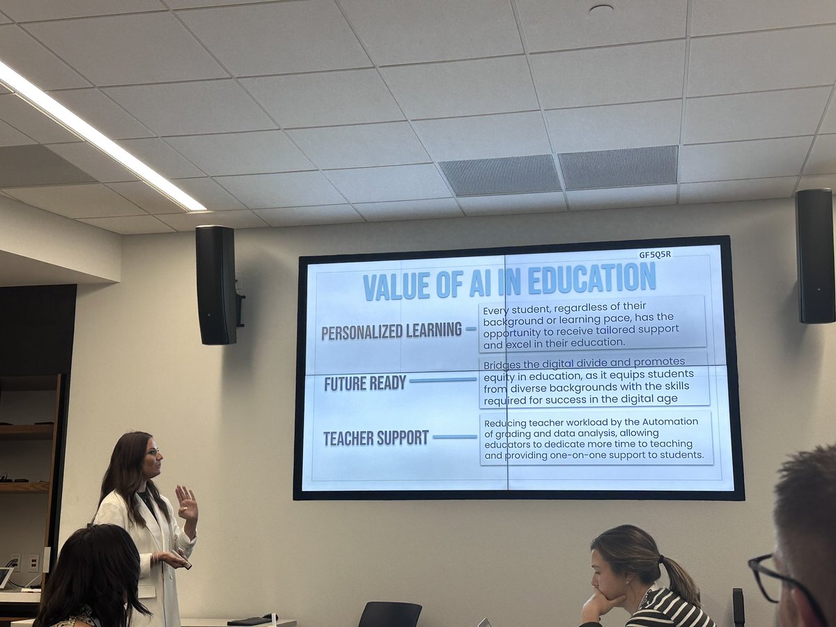 Torres1Brittany's tweet photo. Great session and conversations around AI in education with @karsyn_jackson! @Region10ESC https://t.co/dKTmdSKKr7