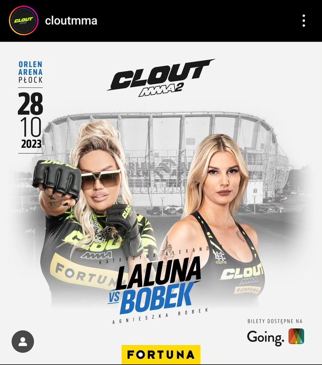 Japierodle, czy polski internet już tak upadł, że trzeba brać typiare która pokazała cyce w goatsach. O tej po lewej stronie lepiej nawet nie mówić. #cloutmma