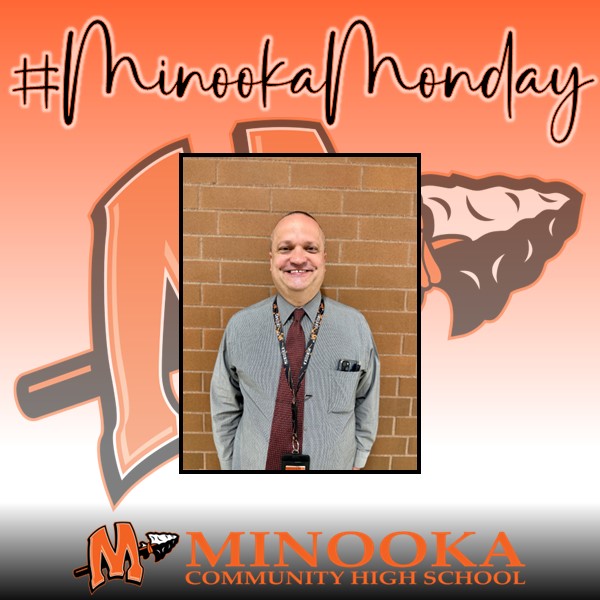 MCHSDistrict111's tweet photo. On #MinookaMonday, meet our science department chair, Mr. Chris Erickson. He joined the MCHS family in 2000. He earned his bachelor's from ISU and master's from GSU. He enjoys working with amazing teachers who are focused on providing meaningful experiences for their students. https://t.co/02pTjyDhIl