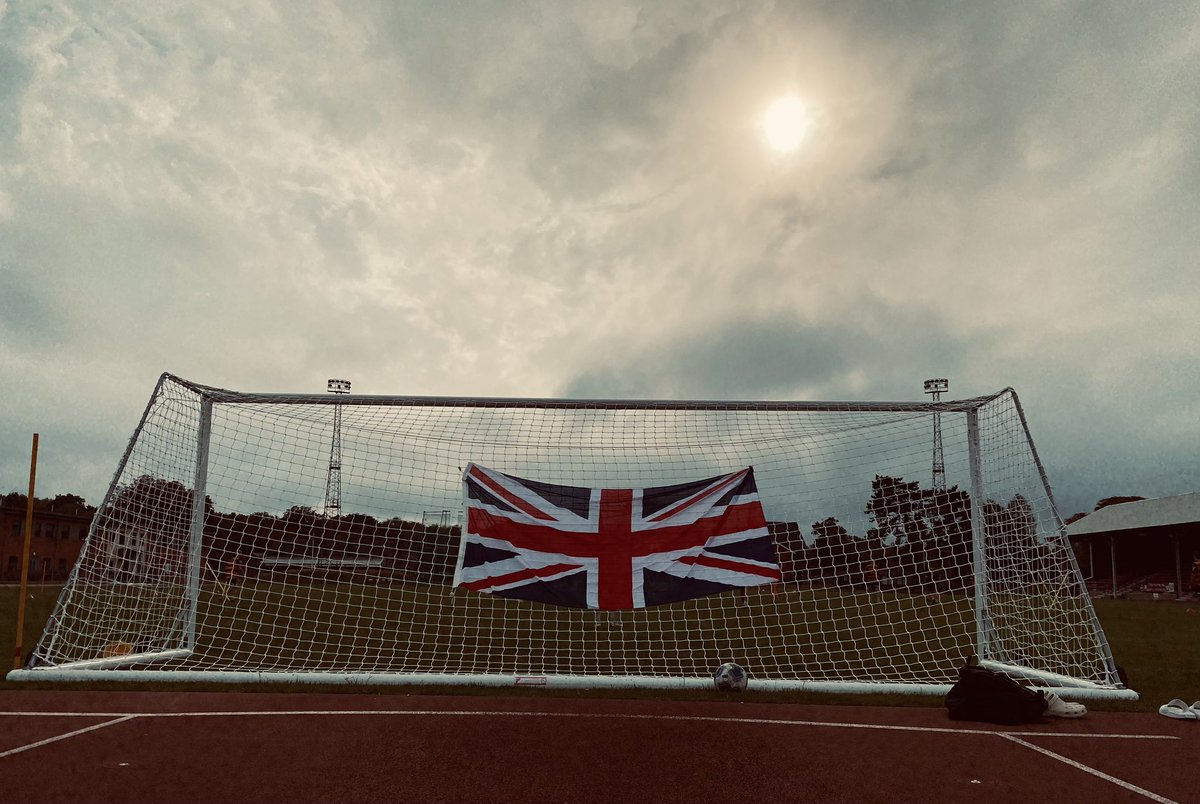 UKArmedForcesFA's tweet photo. Day 1 ✅
3 Days to go……. 
🇬🇧 v 🇩🇪
🗓️ Thurs 5th Oct - 1915 Kick off 
🏟️ Aldershot Town FC  @OfficialShots 
🎟️ Free Entry 
#threeteamsasone 🇬🇧
@AvantiComms @iPROHydrate @HecklerAndKoch @TeamForcesUK @_ArmourCo @BFBSSport @ForcesNews @NAVYfit @ArmySportASCB @HQRAFSport https://t.co/IImmB5wdWS