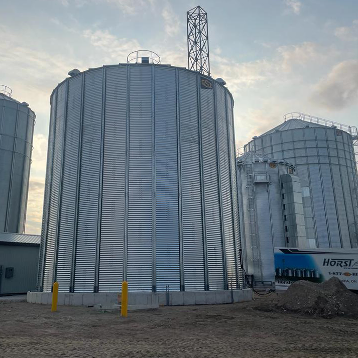 HorstSystems's tweet photo. From single bin upgrades to completely new systems, Horst Systems has added significant handling, storage, and drying capacity for #ontag this year. Fill them up, #harvest23!
#horstsystems #grainsystems https://t.co/xiAJR1blNe