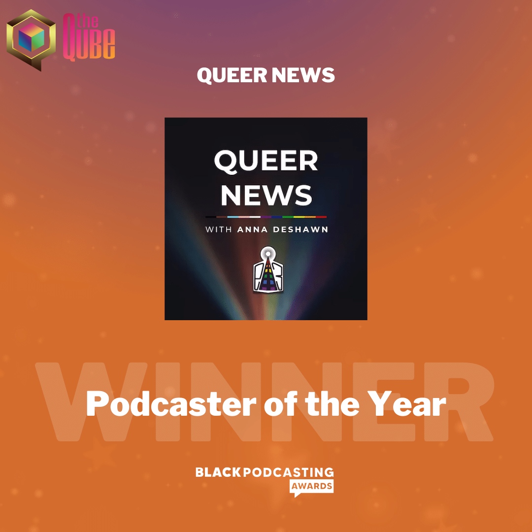A heartfelt thank you goes out to @BlackPodAwards, but an even bigger thank you to each and every one of you who support me daily. I am deeply honored to have won for 'Best LGBTQ Podcast' and 'Podcaster of the Year.' This is so surreal! 🎉 ❤️