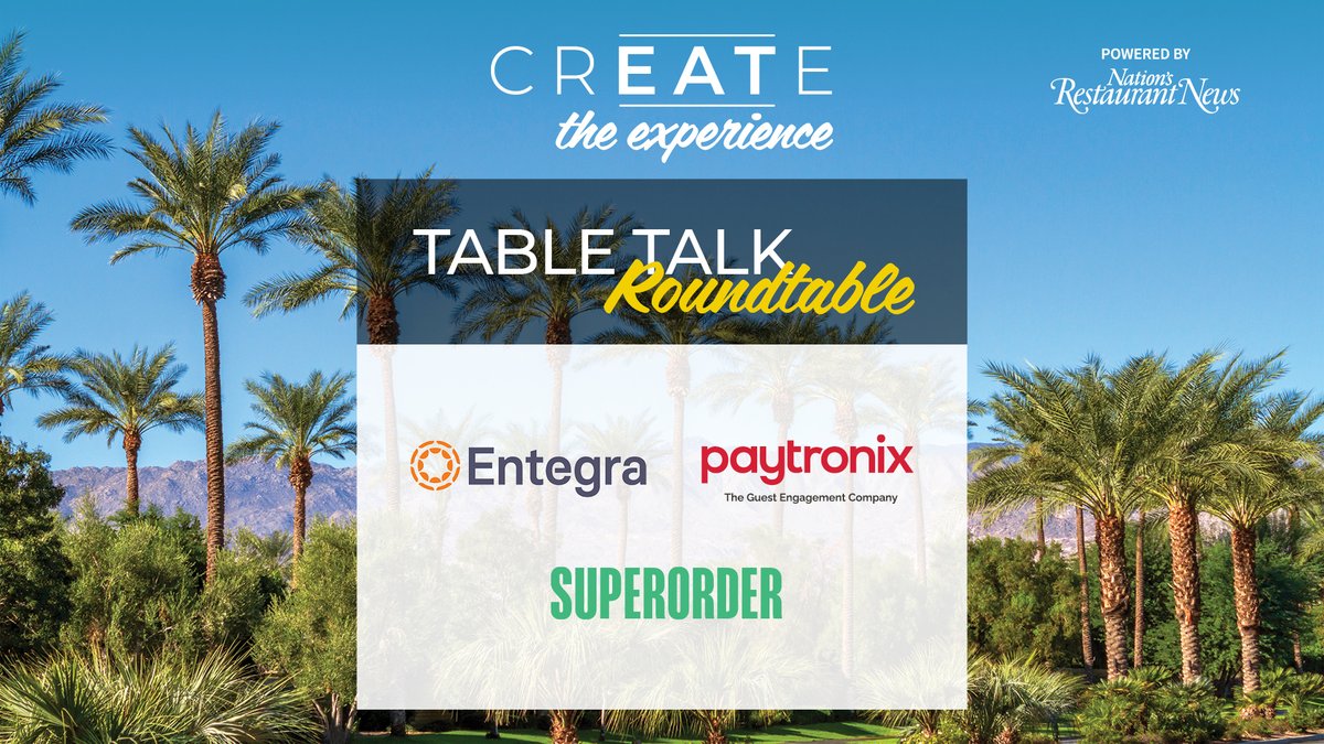 CREATE’s Table Talk Roundtable Sessions start at 1 pm. Participate in fast-paced, interactive roundtable discussions covering the biggest challenges for emerging growth restaurant leaders.  #CREATEtogether #CREATE23