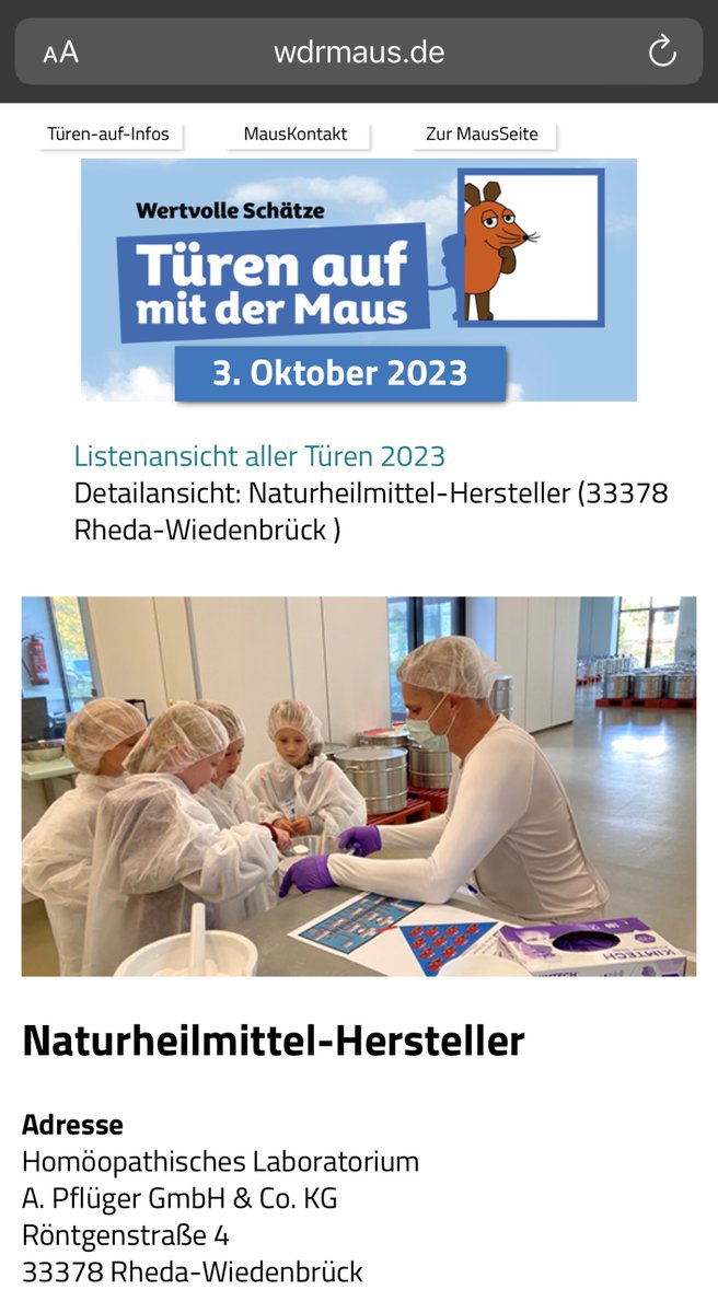 Mach diese Tür nicht auf, <a href="/DieMaus/">Maustria</a>. Da kriegste sonst nie mehr zu. #Homöopathie @wdr <a href="/quarkswdr/">Quarks</a> <a href="/RangaYogeshwar/">ranga yogeshwar</a>