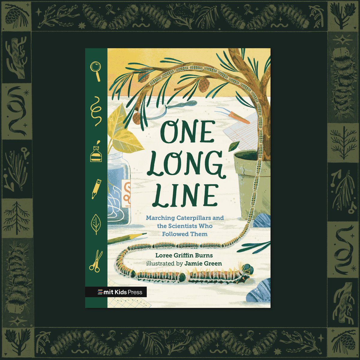One Long Line, published by MIT kids, an imprint of Candlewick, written by Loree Griffin Burns is coming May 2024! Illustrating this book has been such a dream.