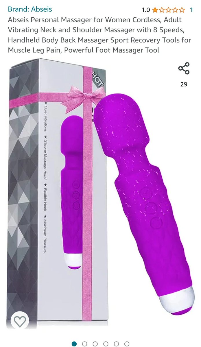 product_test_01's tweet photo. Abseis Personal Massager for Women Cordless

Refund after review https://t.co/8765wFgoYh