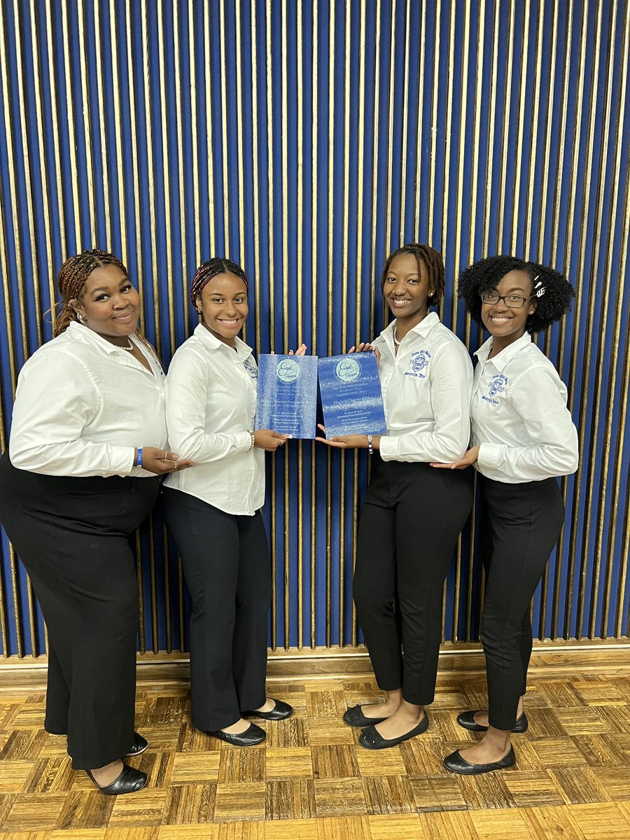 SamHoustonZetas's tweet photo. The 'Illustrious' Lambda Eta chapter brought home the East Texas Undergraduate Best New Member Presentation Show award for Fall/Spring 2022-2023! Huge shoutout to our incredible Spring 2023 Cl4ssified VisionZ for their dedication and creativity. 

#zphib #ETXZetas #NotJustAnyZeta https://t.co/STXhhpkktt