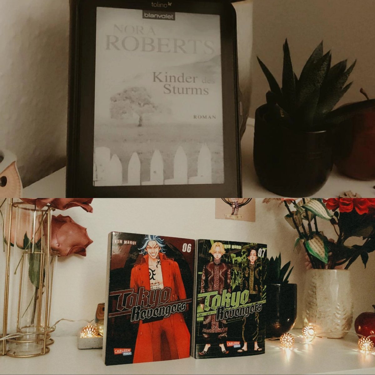 x_Klio_x's tweet photo. #LeseWoche KW 39

2 Mangas
1 Roman 

Die Woche nach der T2RW ist meistens ein kleiner Abfall, doch auch wenn es wenig war, bin ich zufrieden. Tokyo Revengers ist gerade sehr spannend. Der #PartnerRead mit @speckolga macht auch richtig Laune.
Die Sturmtrilogie geht wirklich immer. https://t.co/DTN1SPb7VZ