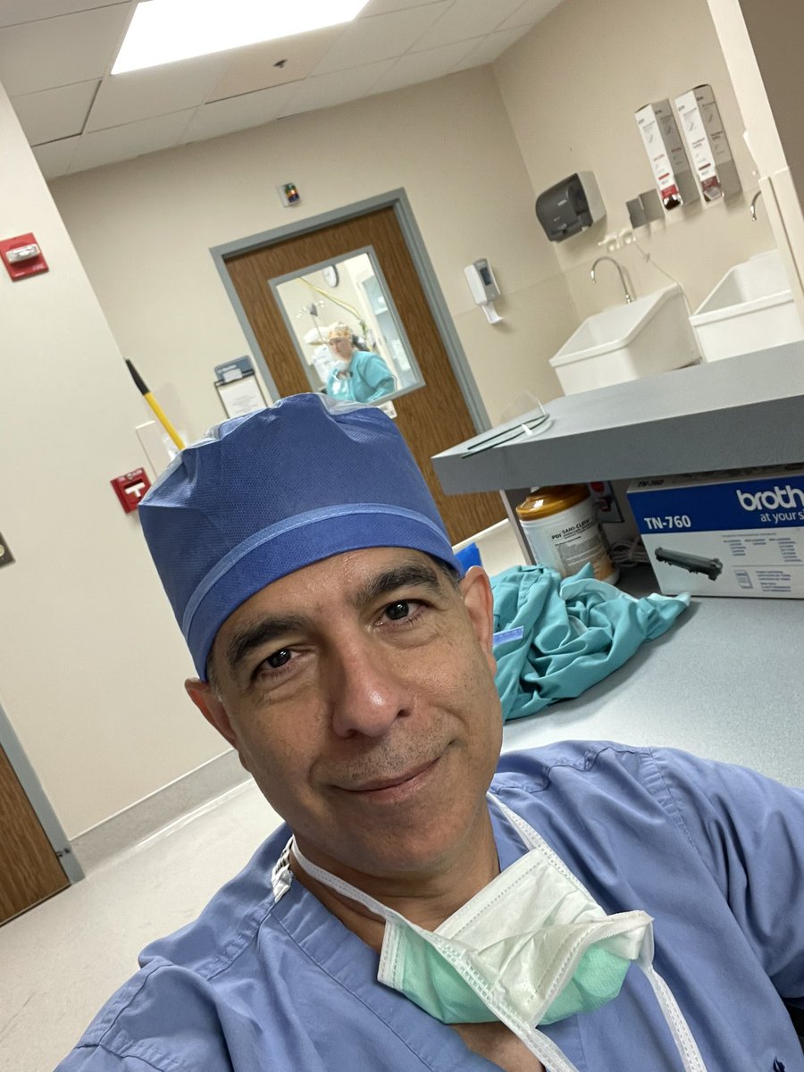 OmarHamada's tweet photo. I love bringing life into the world. 

Just got done with a repeat C-section at term with frank breech. A little challenging but fun doing the surgery, hearing the baby’s beautiful mad piercing cry as he comes out, and watching mom’s face light up with glee￼! ￼

I just don’t understand how so many of my colleagues enjoy killing these same little babies that we were sworn to help.