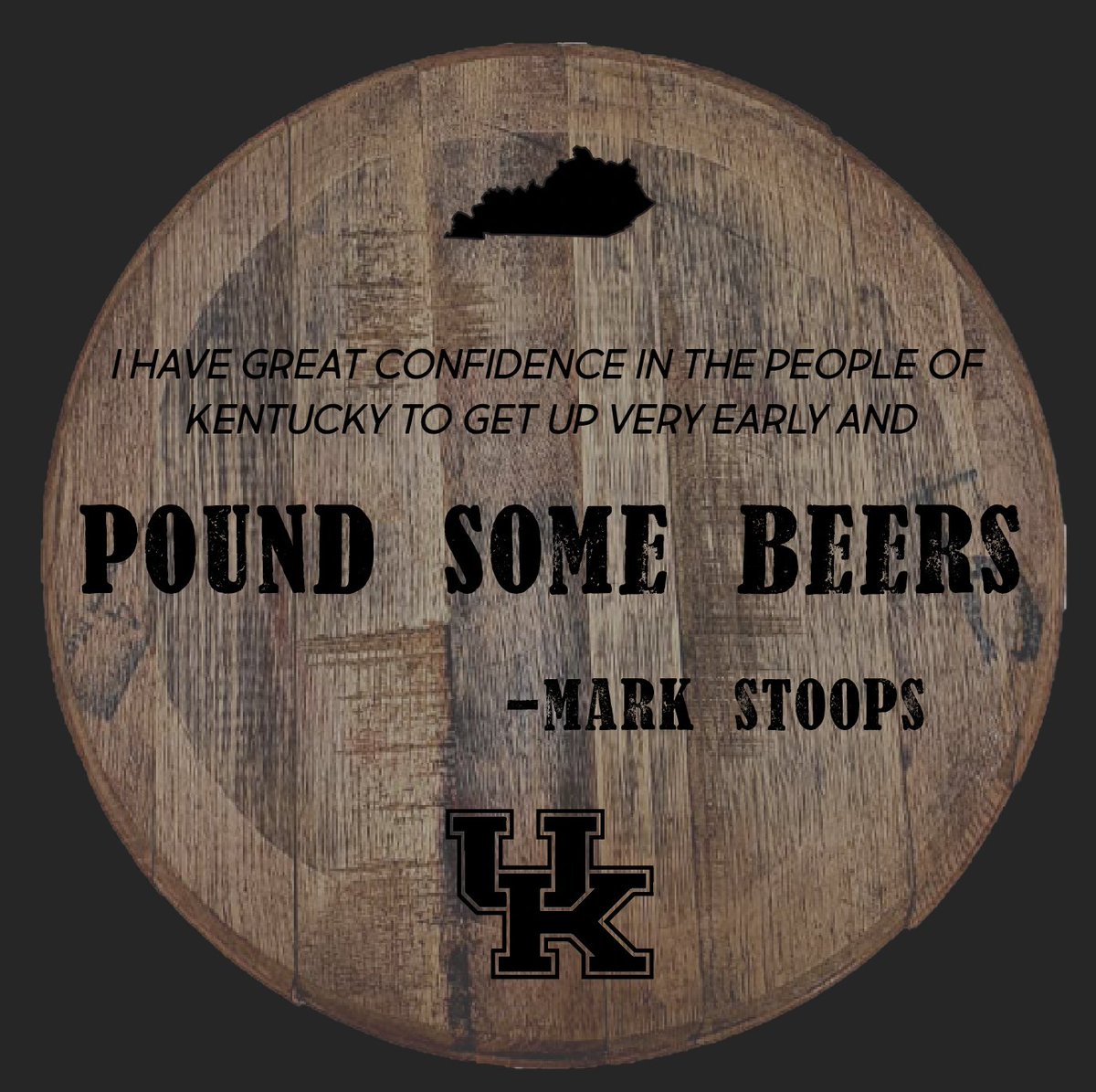 drycestudios's tweet image. Never tried this on Twitter but wanted to do a giveaway for all my UK folks! Simply like, share and tag two people! We'll give this barrel head away at the conclusion of the Georgia game! @DrewFranklinKSR @JackPilgrimKSR @MattSakBBN