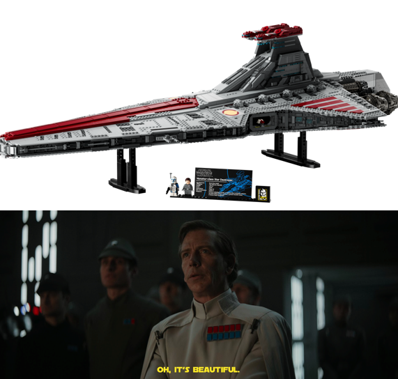StarWarsFan_327's tweet photo. My thoughts on the Lego UCS Venator https://t.co/t3PhpLopyE