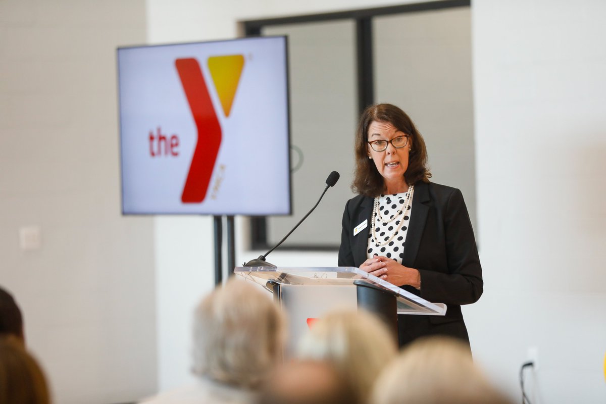 YMCARochester's tweet photo. What an absolute honor it was for us to have @iamsmccormick with us at the Sands Family YMCA ribbon cutting - her first YMCA ribbon cutting as President &amp; CEO of @ymca! https://t.co/Tr57VKdFmc