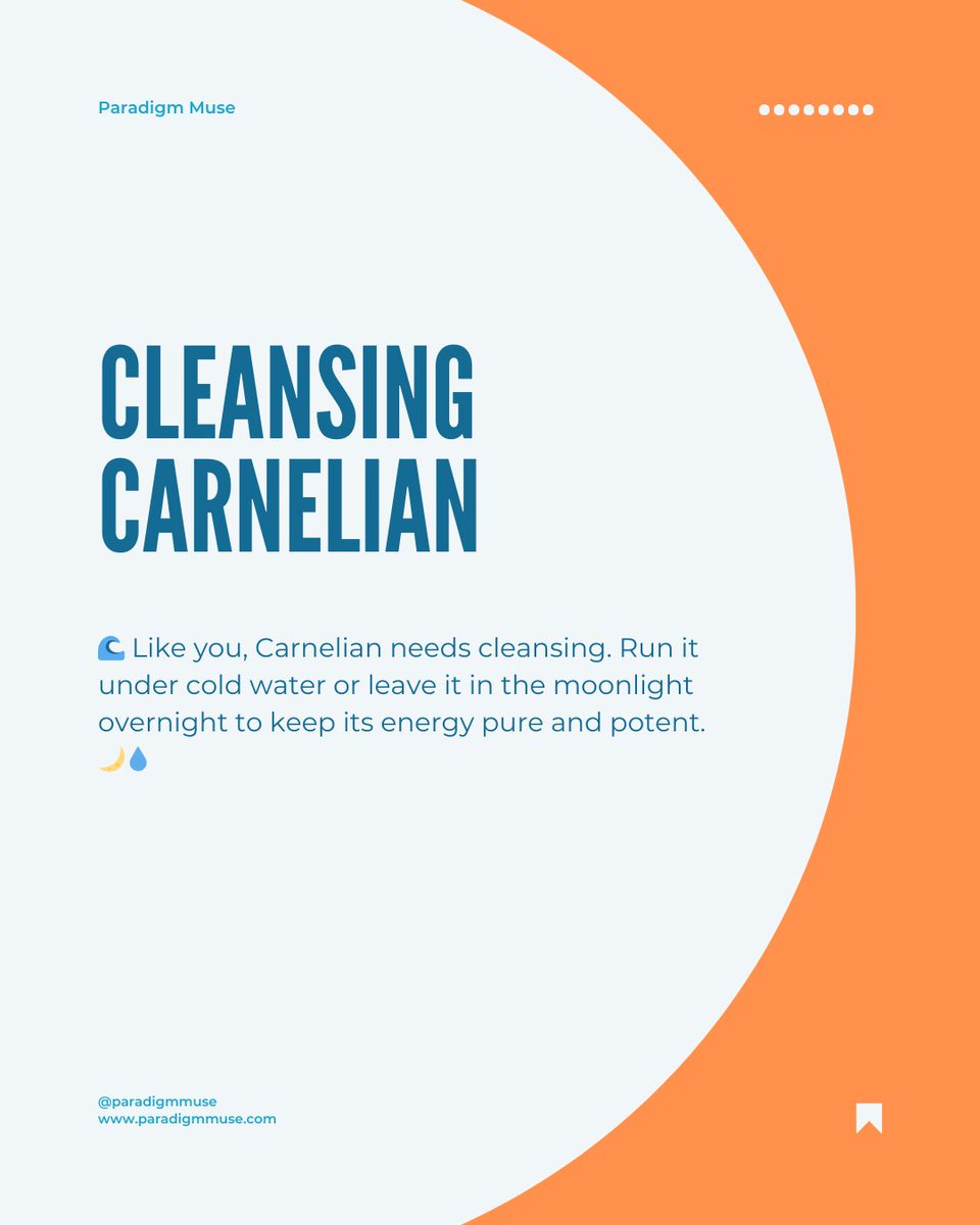 paradigm_muse's tweet photo. Cleansing Your Carnelian Crystal https://t.co/4VuoRp3nnD