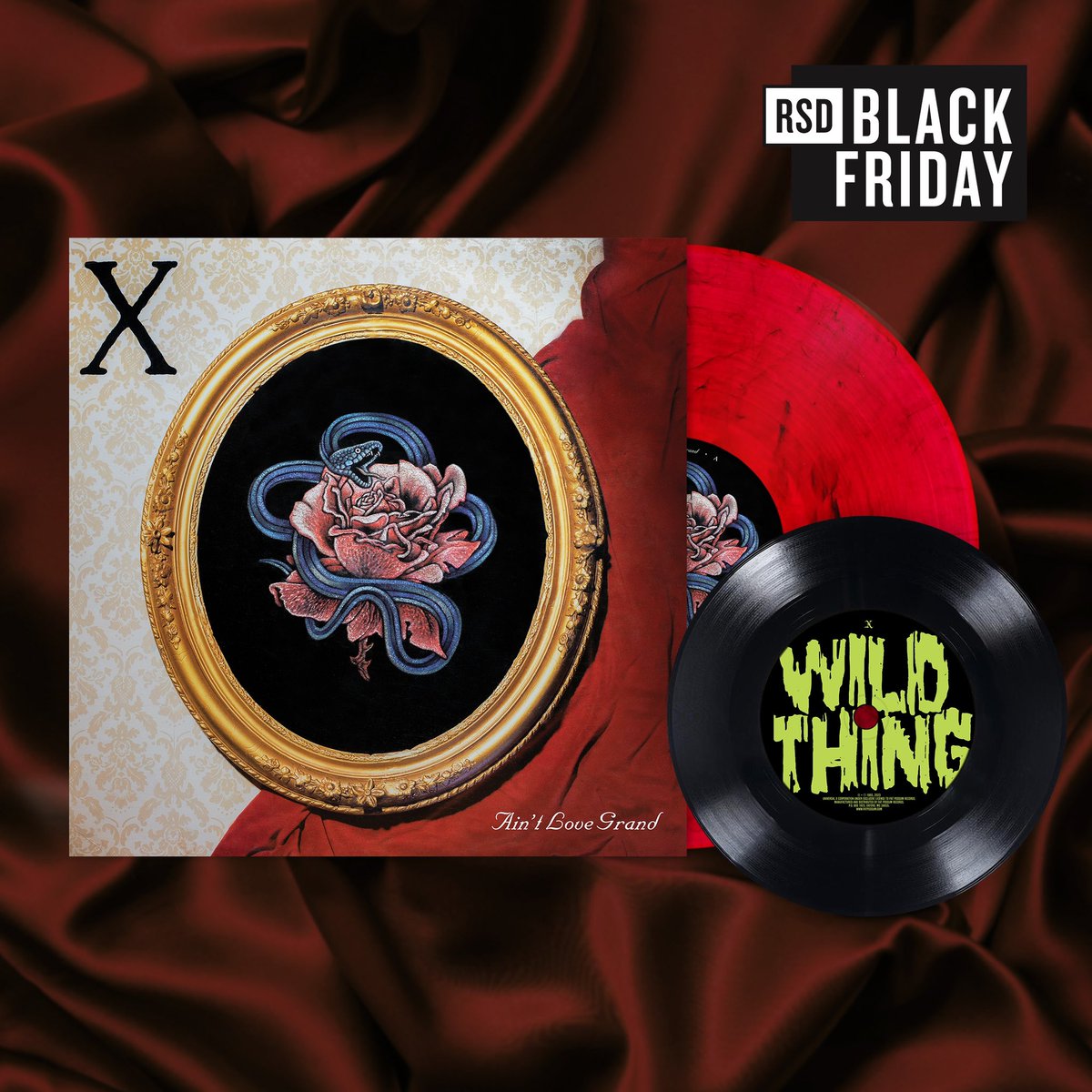 'Ain't Love Grand' is back on vinyl for the first time since 1985 AND it comes with Wild Thing / Devil Doll 7'.  Get it exclusively at independent record stores on Black Friday, November 24.