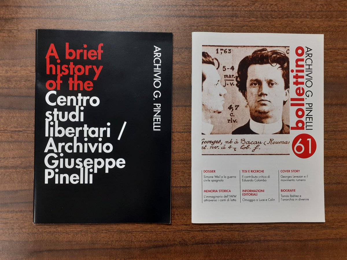Agradecidos a los compañeros y compañeras del <a href="/csl_pinelli/">Centro Studi Libertari G. Pinelli</a> por el envío de sus últimas y más que interesantes publicaciones 🖤❤