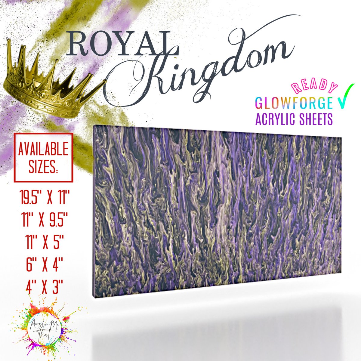 AcrylicMeThat's tweet photo. 𝐒𝐭𝐚𝐫𝐭 𝐅𝐫𝐨𝐦 $𝟑.𝟓0
Royal Kingdom Acrylic Sheet
𝐕𝐢𝐬𝐢𝐭 𝐎𝐮𝐫 𝐒𝐡𝐨𝐩 𝐍𝐨𝐰: https://t.co/DZdk7kzr3z
#acrylicmethat #acrylicsheet #onlineshop #acrylicsheetsupply #Acrylicsheet
#acrylicsheets #plexi #plasticsheet #glitter #plexiglass #lasercut https://t.co/dmV3Fh074z