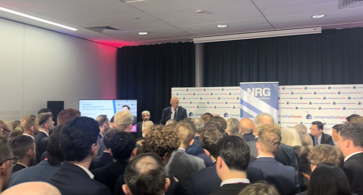 Great to see so many people at the NRG Manifesto launch today. A Stronger North is a Stronger Britain!