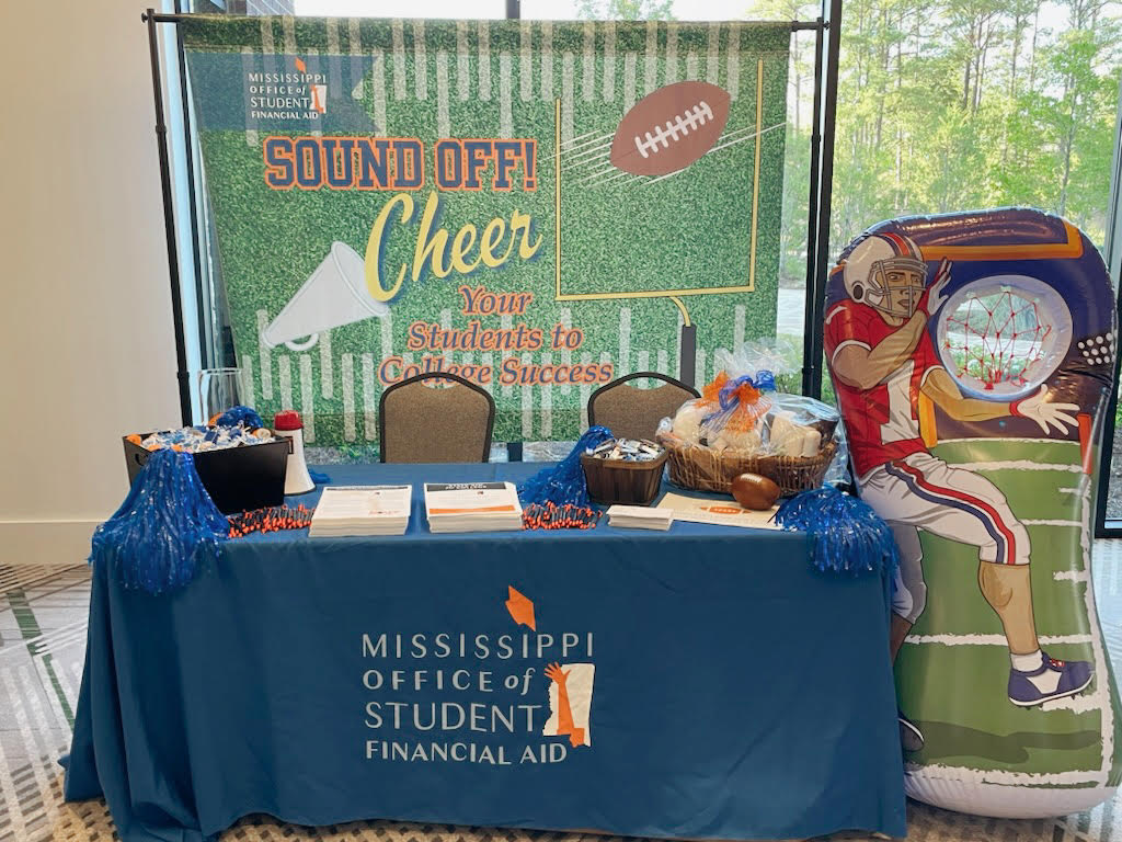 High School Counselors!! If you are in attendance at Magnolia SCA Conference, please stop by our booth to enter to win a gift basket, grab some goodies, and learn more about MS Financial Aid!