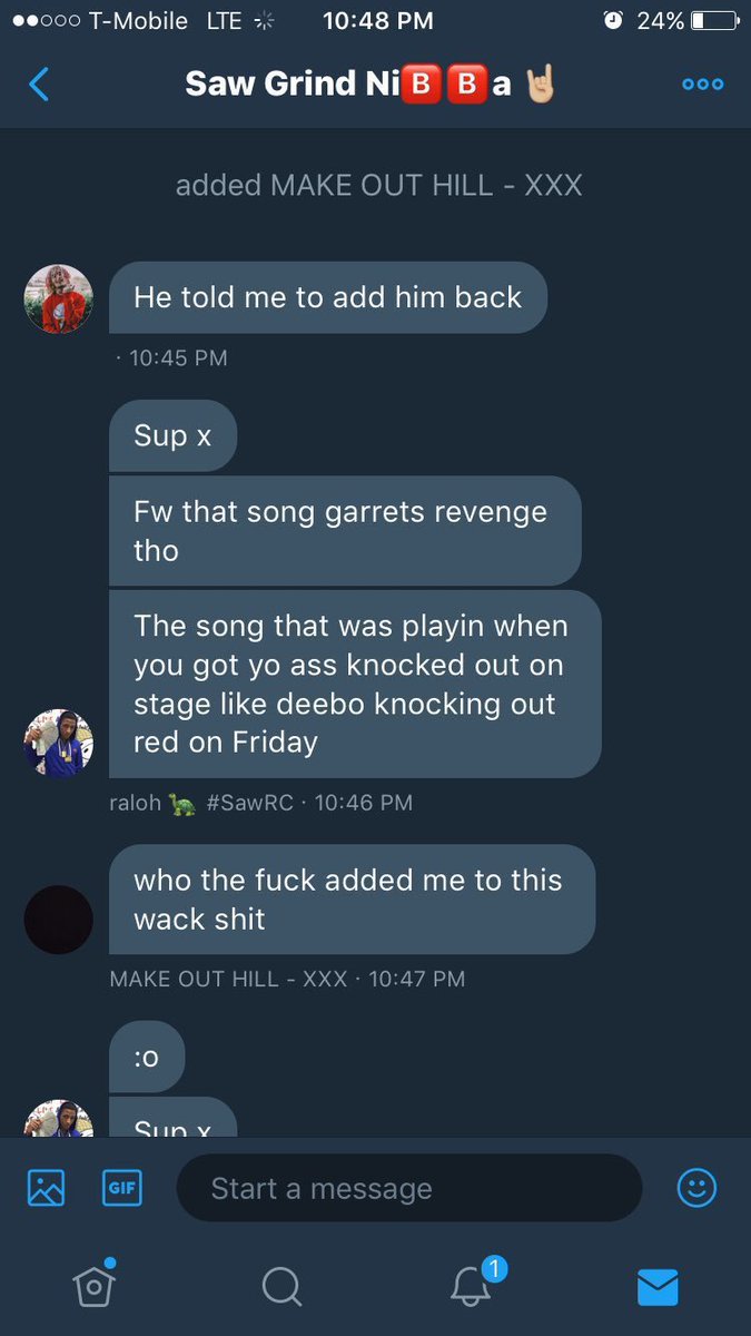 Never forget when they added XXXTENTACION to a group chat of kids grinding to join Saw
