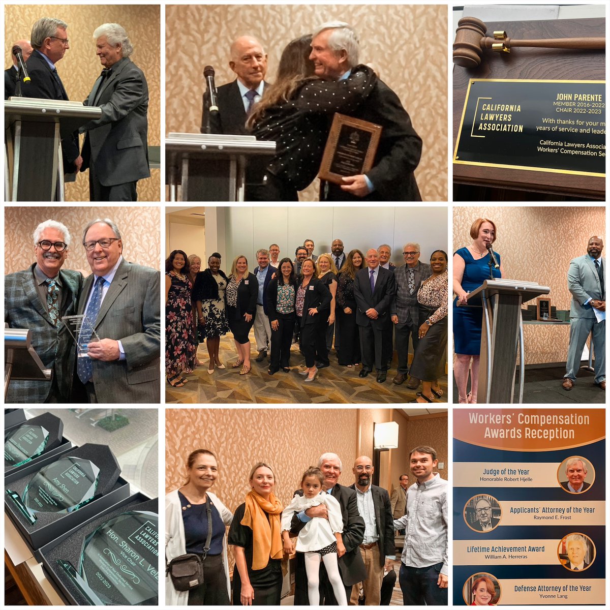 Celebrating #LegalExcellence! 🥳

On behalf of the entire Workers' Compensation Section of CLA (<a href="/CLAWorkersComp/">CLA Workers' Compensation Section</a>), we invite you to join us in congratulating this outstanding group of award winners. 👏👏👏

🏆 𝗝𝘂𝗱𝗴𝗲 𝗼𝗳 𝘁𝗵𝗲 𝗬𝗲𝗮𝗿:  Honorable Robert Hjelle

🥇